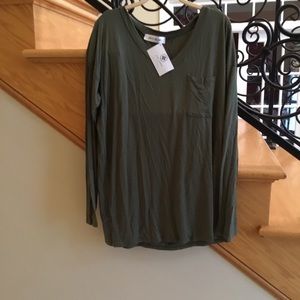 Rebecca: The label Long sleeve Sz: L Emily Top NWT